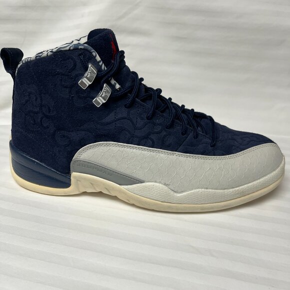 Men's Nike Air Jordan 12 International Flight Retro Blue BV8016-445 Size 11 - Picture 6 of 16
